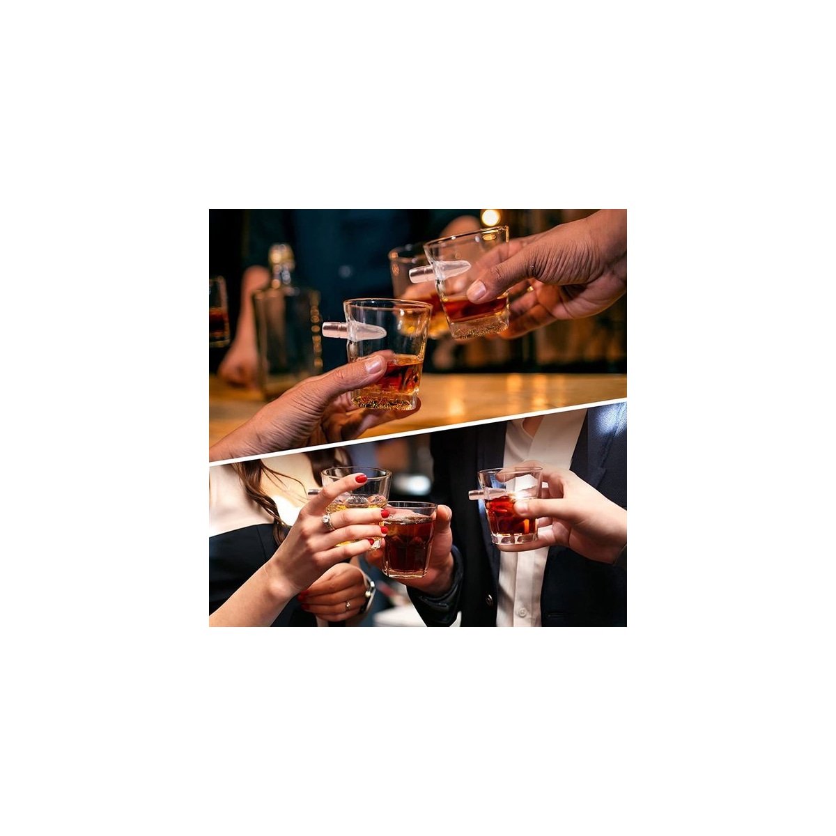 Whiskeyglass med kule