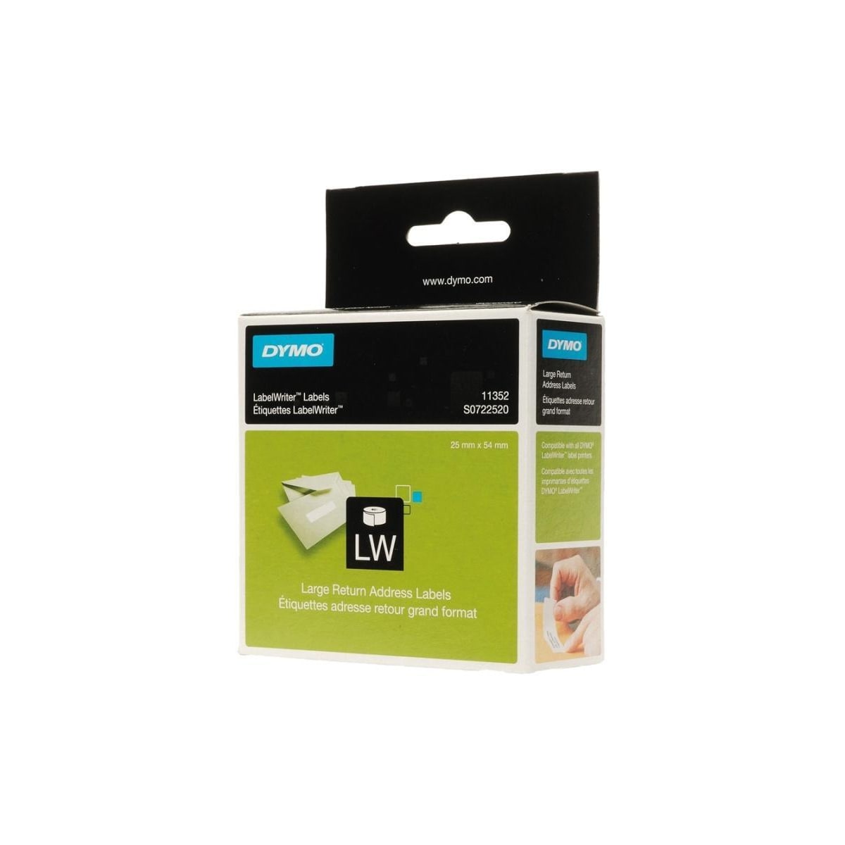 DYMO LabelWriter returadressetiketter 54x25mm / 1x500st