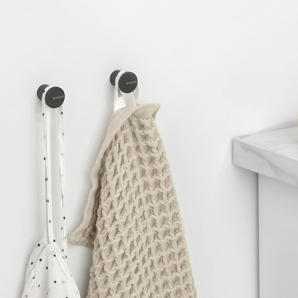 Brabantia MindSet Handdoekhaken - 2 st. - Grijs