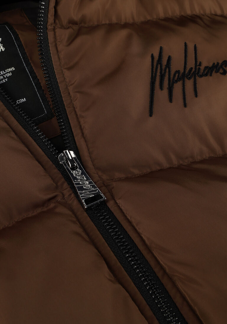 MALELIONS bruine malelions gewatteerde jas mj2-aw23-03