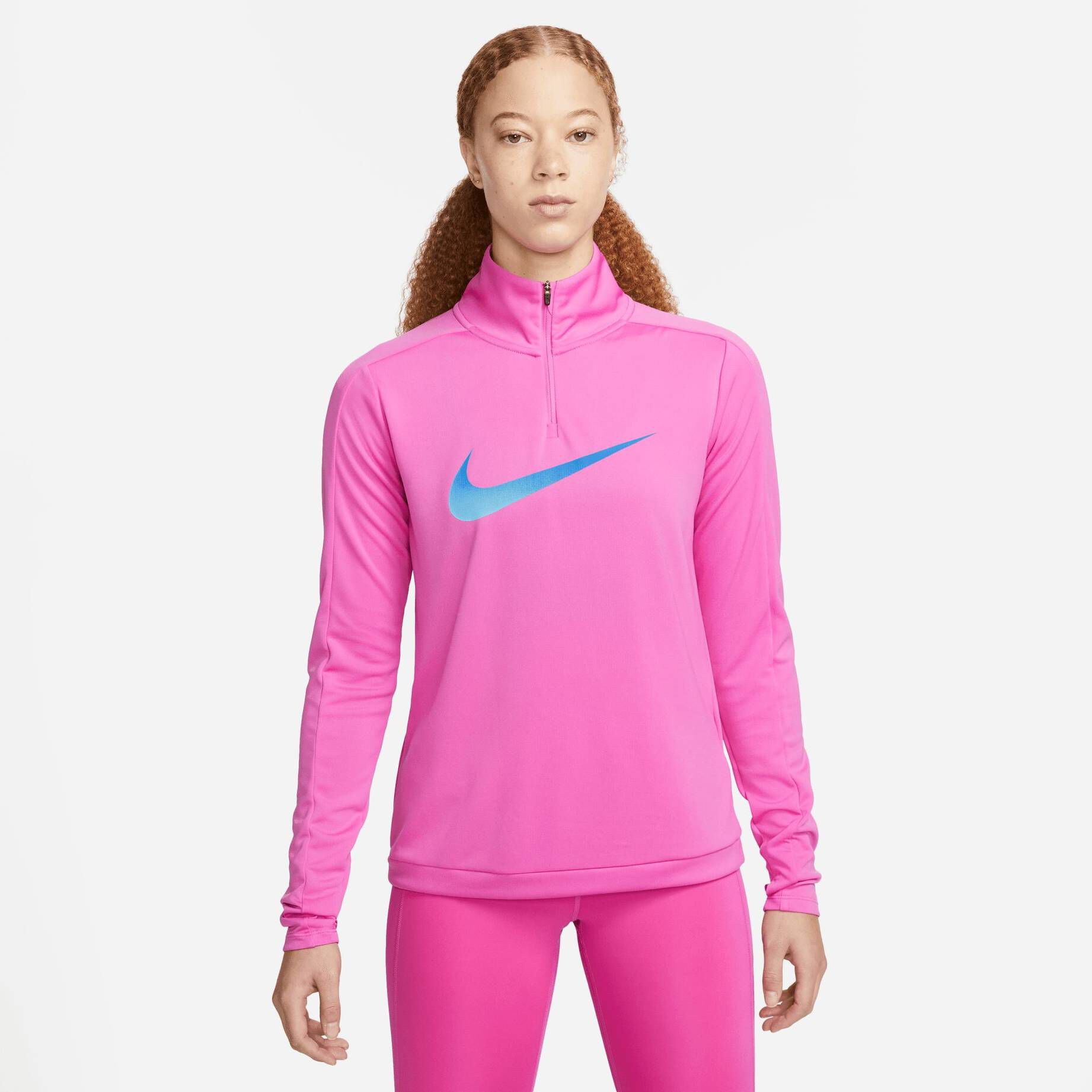 Nike| Damen Laufshirt DRI-FIT SWOOSH