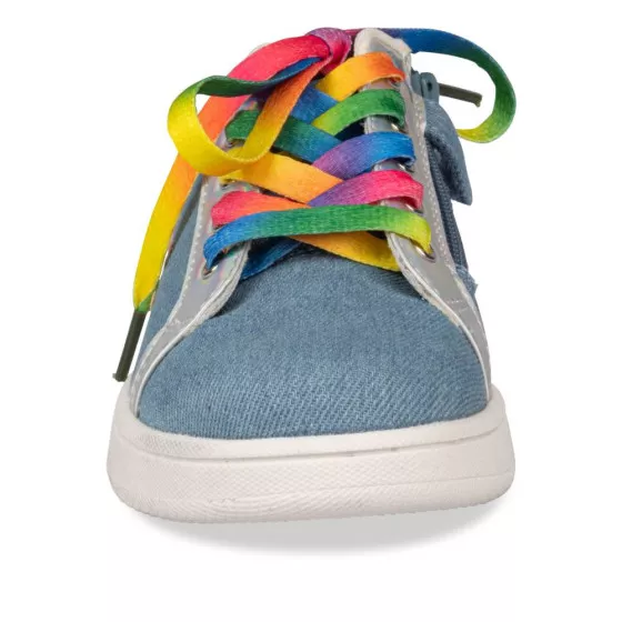 Baskets BLEU LOVELY SKULL