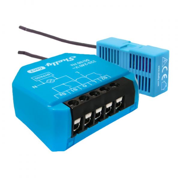 Shelly 1L Gen3 - Módulo interruptor para automação Wi-Fi 1 canal Sem Neutro - S1LG3