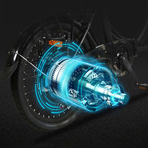 Bici Elétrica De Plegable Samebike Jg20 Roda 20