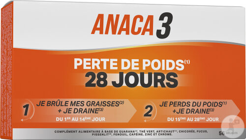 Anaca3 Perte De Poids 28 Jours 56 Gélules