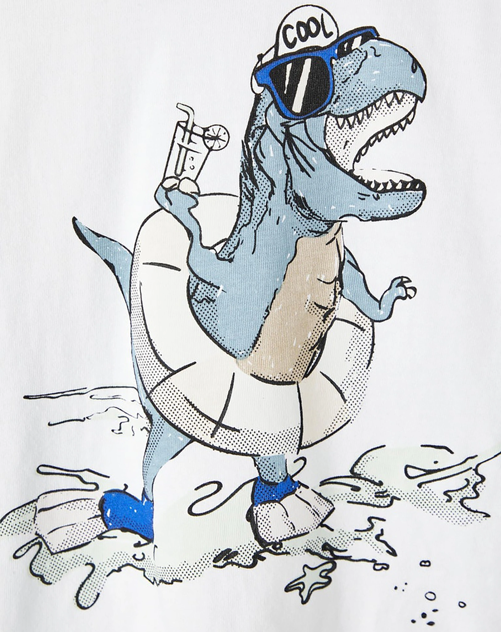 T-Shirt NMMZETHO mit Farbwechsel in bright white