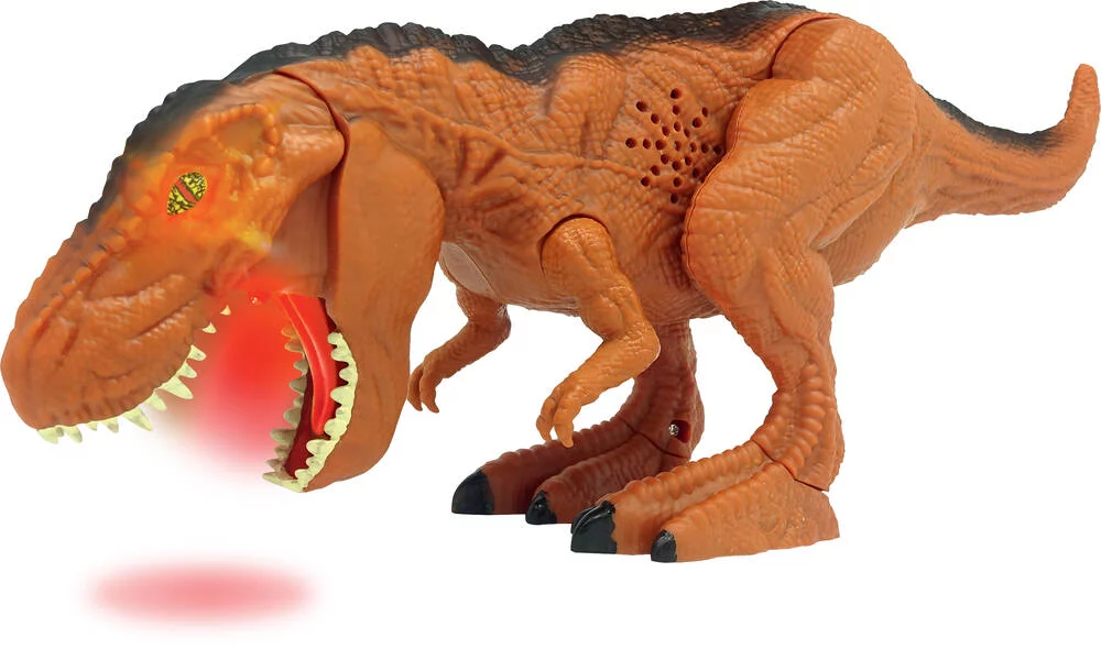 T-REX SE PENCHE ET MORD
