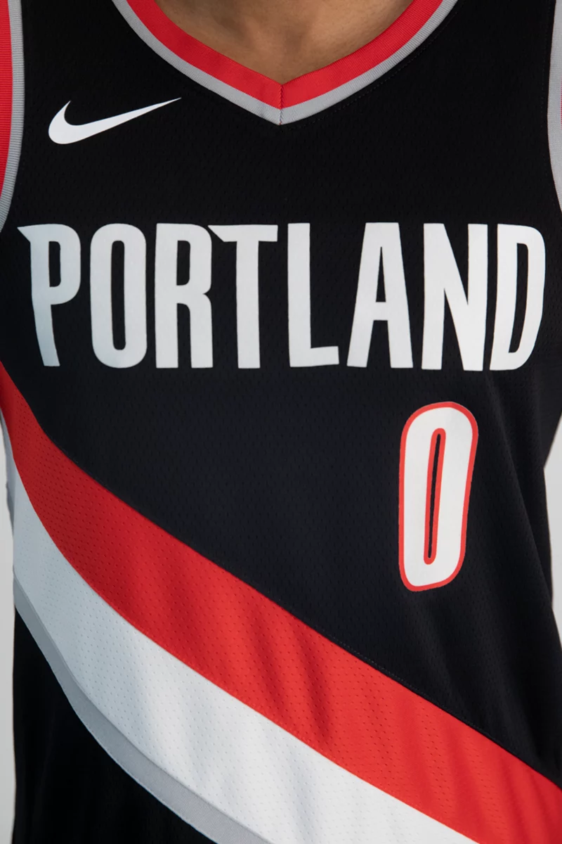 Nike Portland Trail Blazers Icon Edition Damian Lillard Herren Basketballtrikot