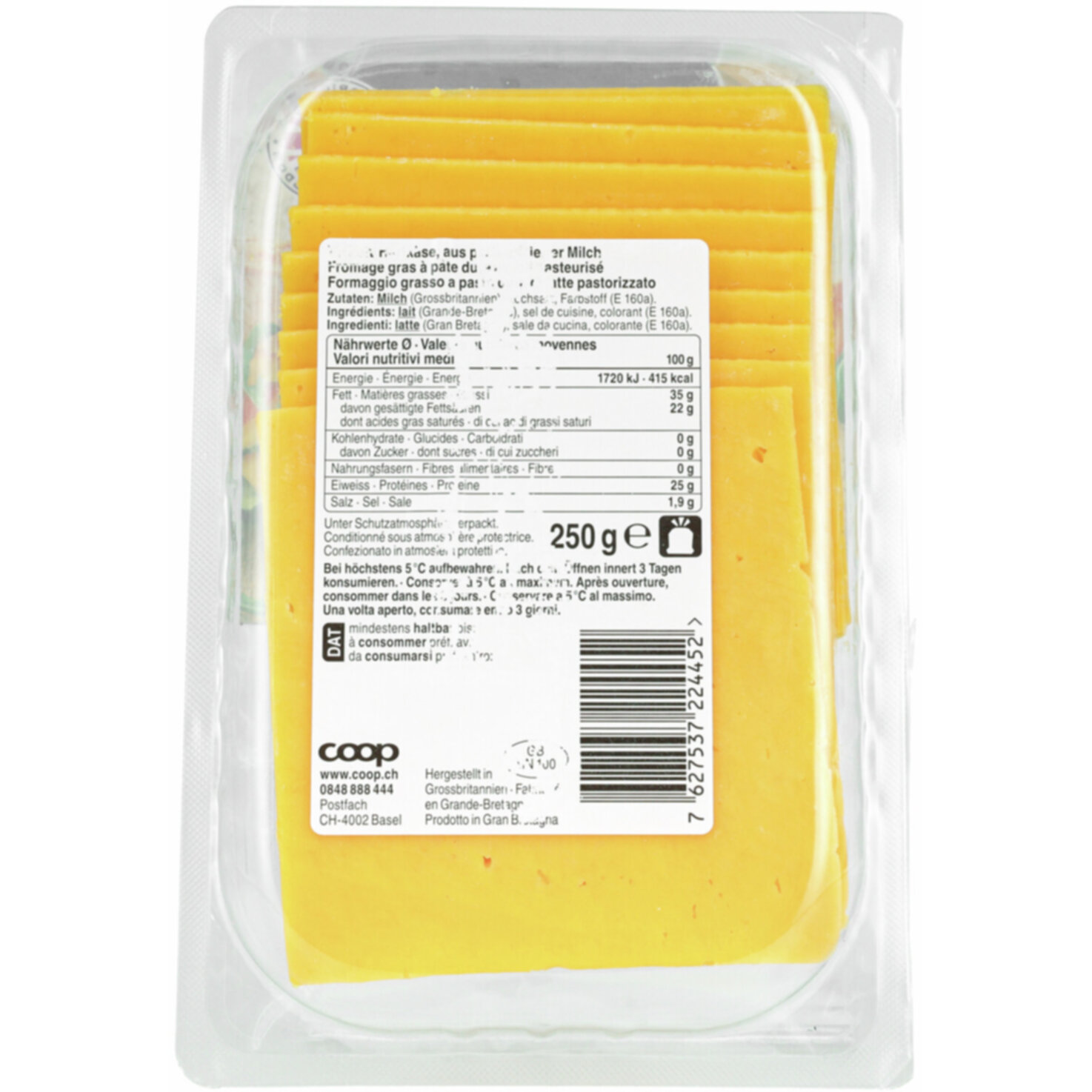 Cheddar Scheiben
