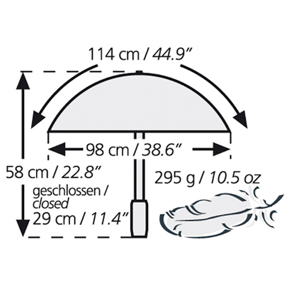 EuroSchirm - Light Trek Automatic - Parapluie