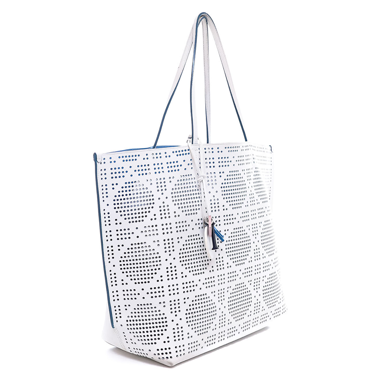 Dior Sac cabasiviera en Cuir blanc - Très bon état - L.31 cm