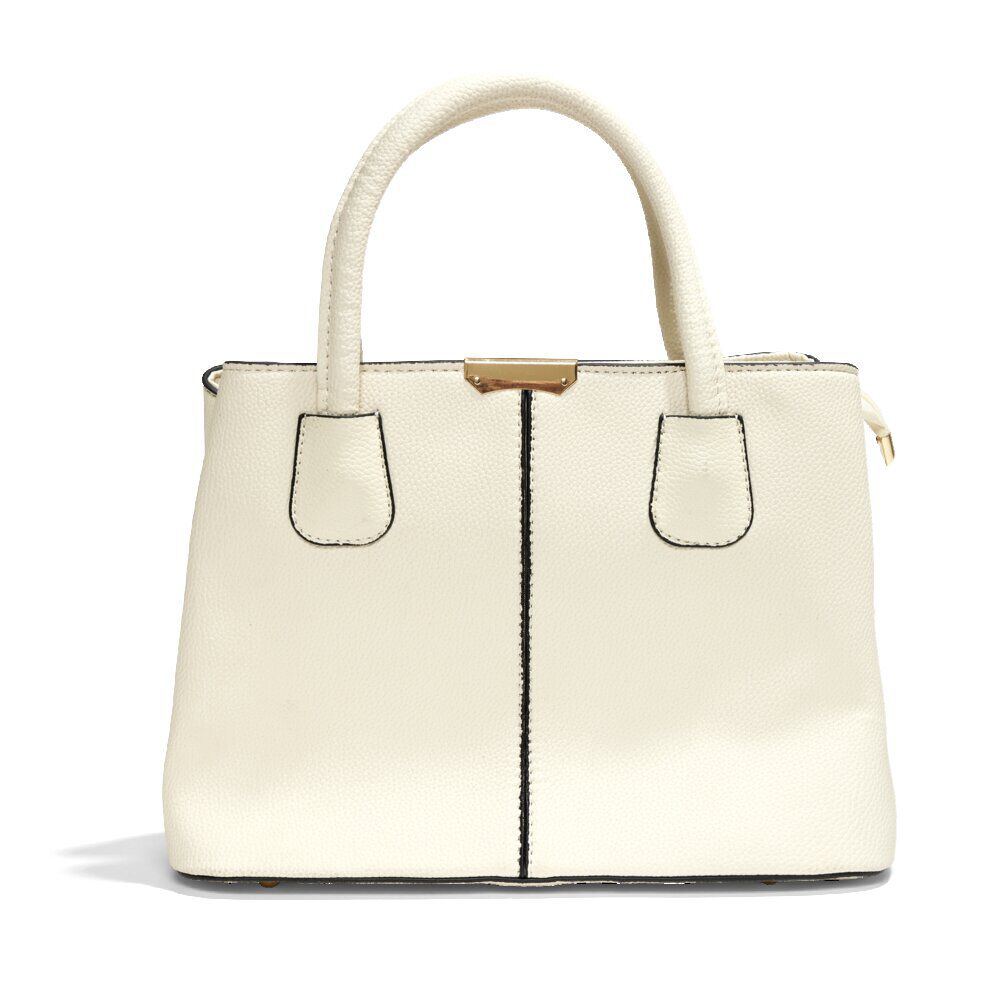 Sac à main simili petite anse et bandoulière amovible 30x13xH22cm - 3 modèles