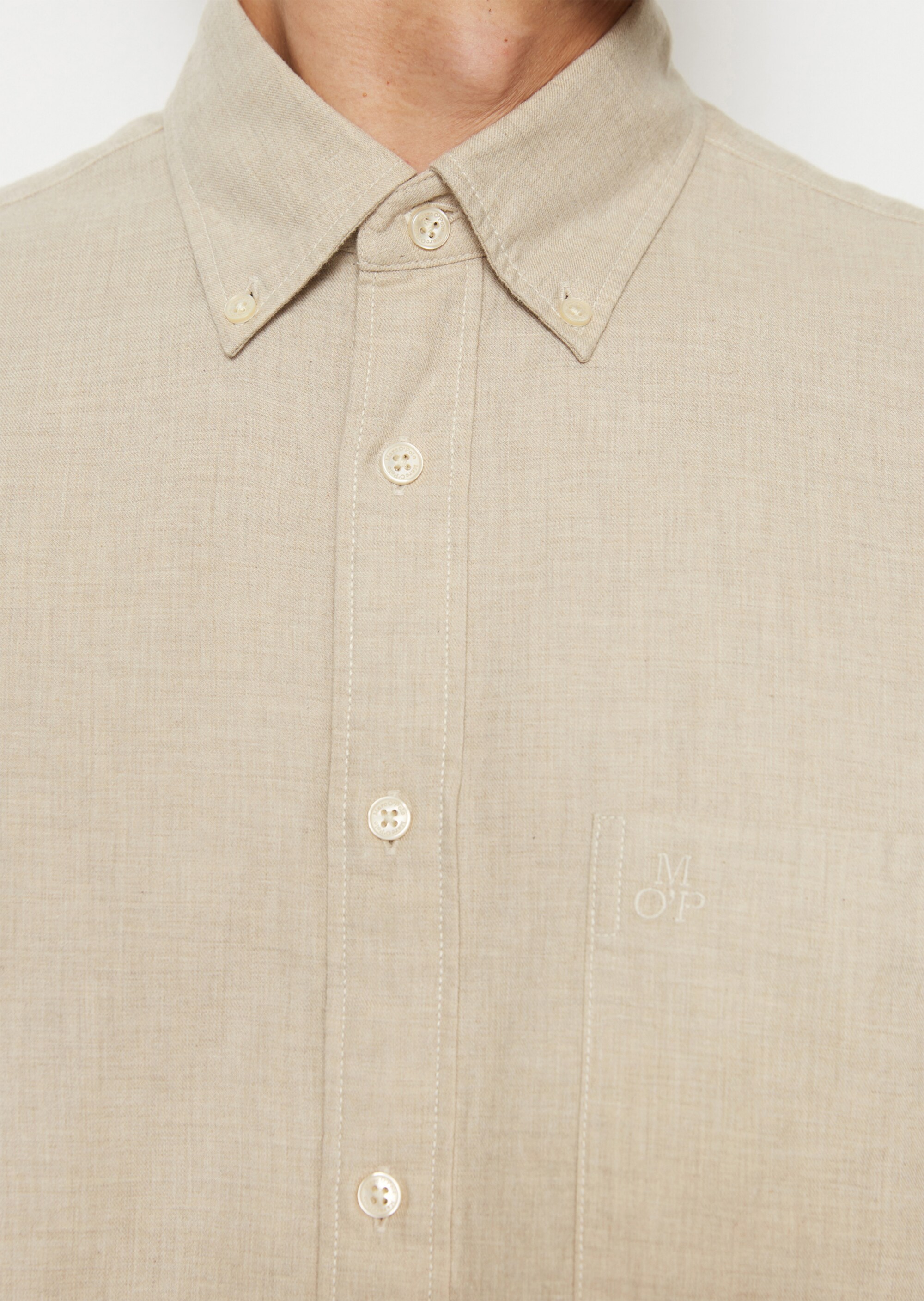 Hemd regular aus weichem Bio-Baumwoll-Twill
