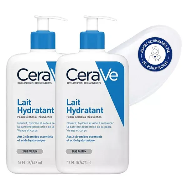 Loção Hidratante Facial e Corporal CeraVe 2x473ml