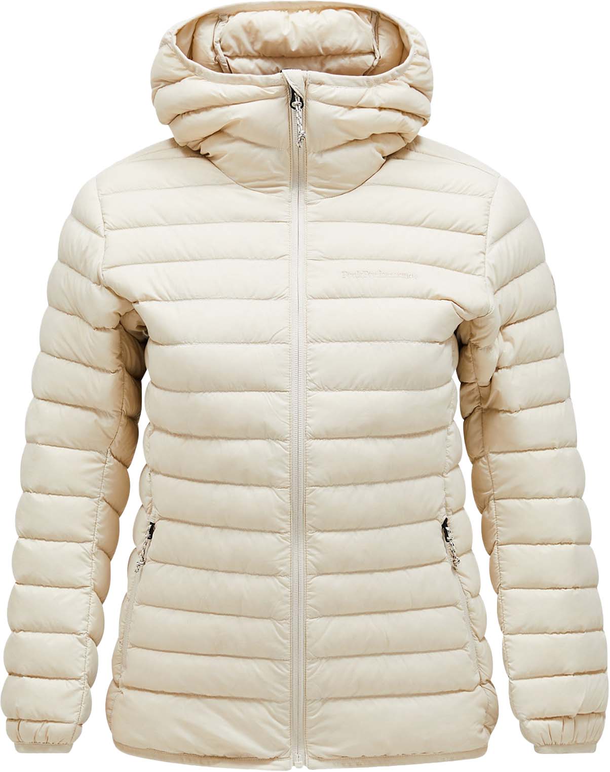 Down Liner Hood Jacket Dame Sand Fog
