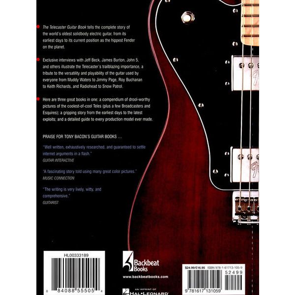 Backbeat Books The Telecaster Guitar Book