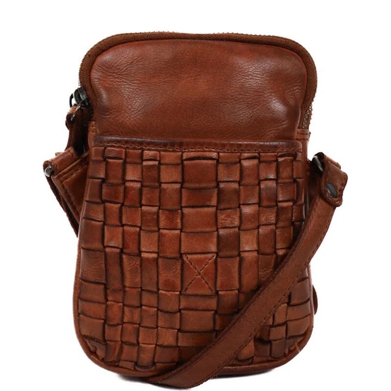 Bear Design Shoulderbag Saske Cognac