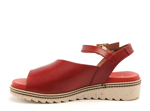 Dorking nu pieds plats femme espe d8771 rouge