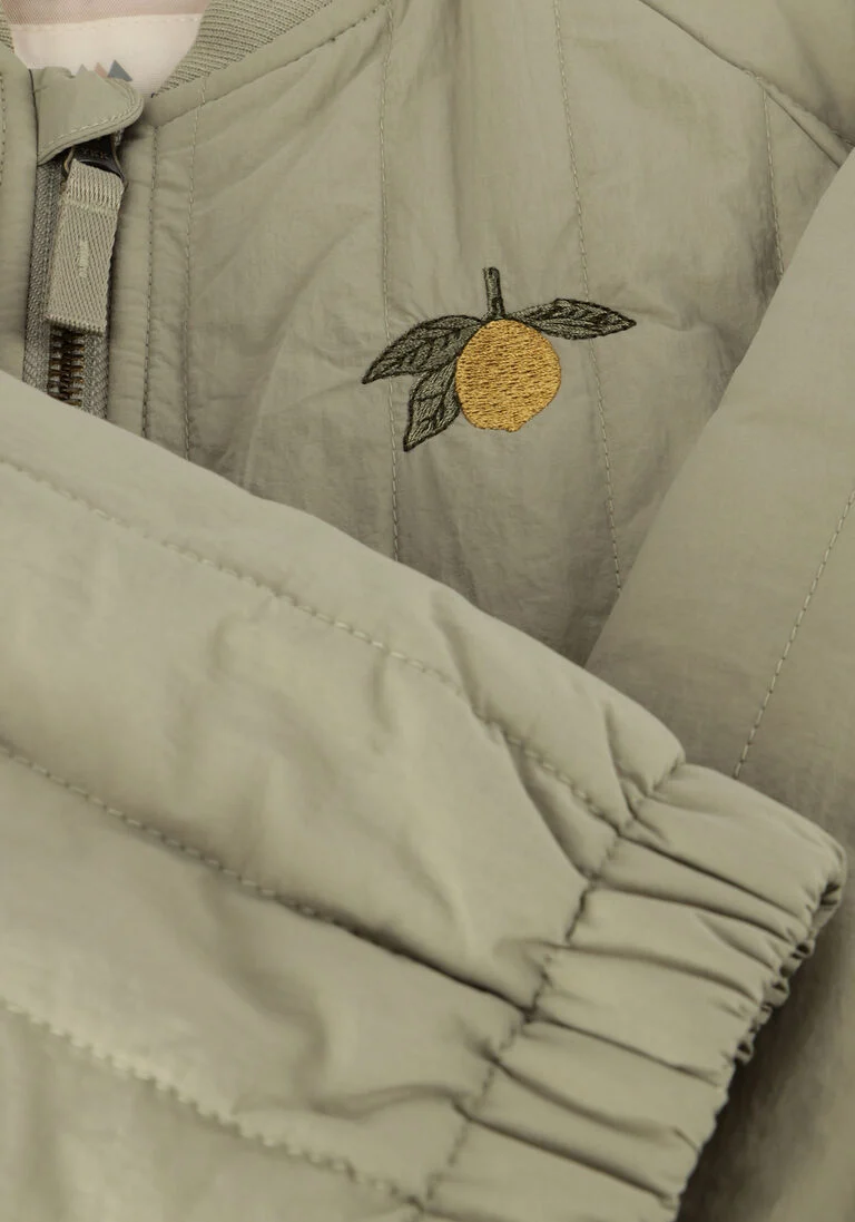 KONGES SLOJD taupe konges slojd jack juno bomber jacket