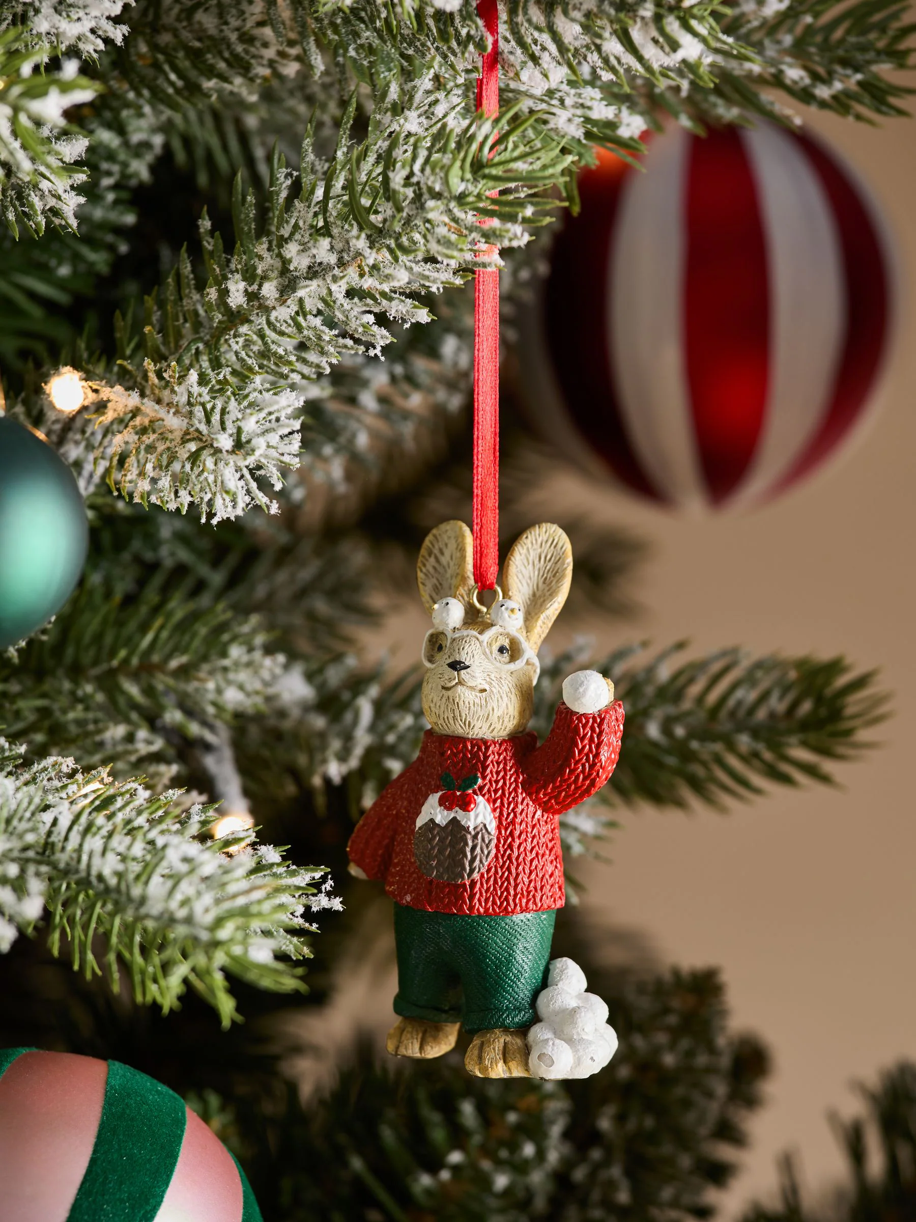 Rosie Rabbit Kerstmis Trui Kerstbal