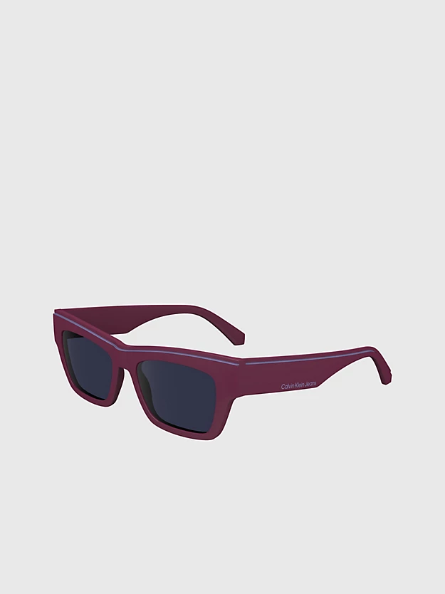 Óculos de Sol Retangulares Modificados CKJ24602S