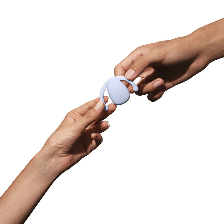 Dame Products Dame Products - Eva II Hands-Free Vibrator Quartz Blå