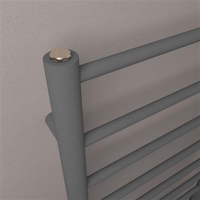 Eastbrook Tuscan Round handdoekradiator 50x180cm 688W antraciet