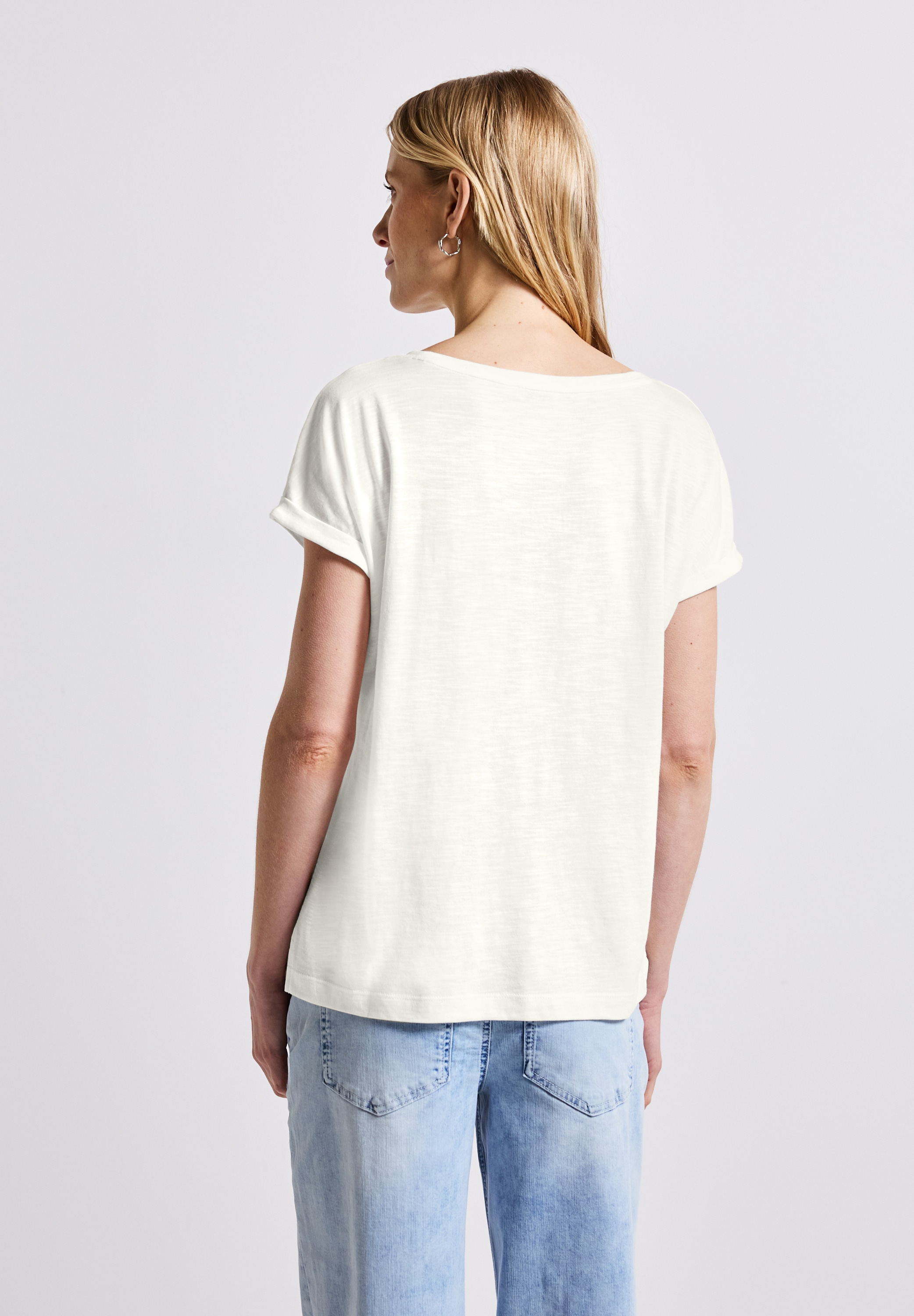 STREET ONE Shirttop , mit Frontprint und Wording Artwork