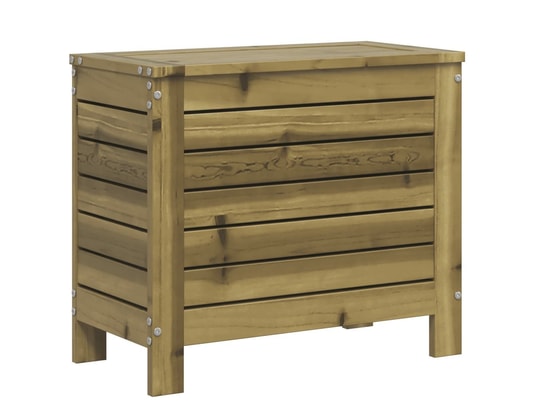 VIDAXL - Pouf Repose-pied de jardin 62x31,5x52 cm bois de pin imprégné