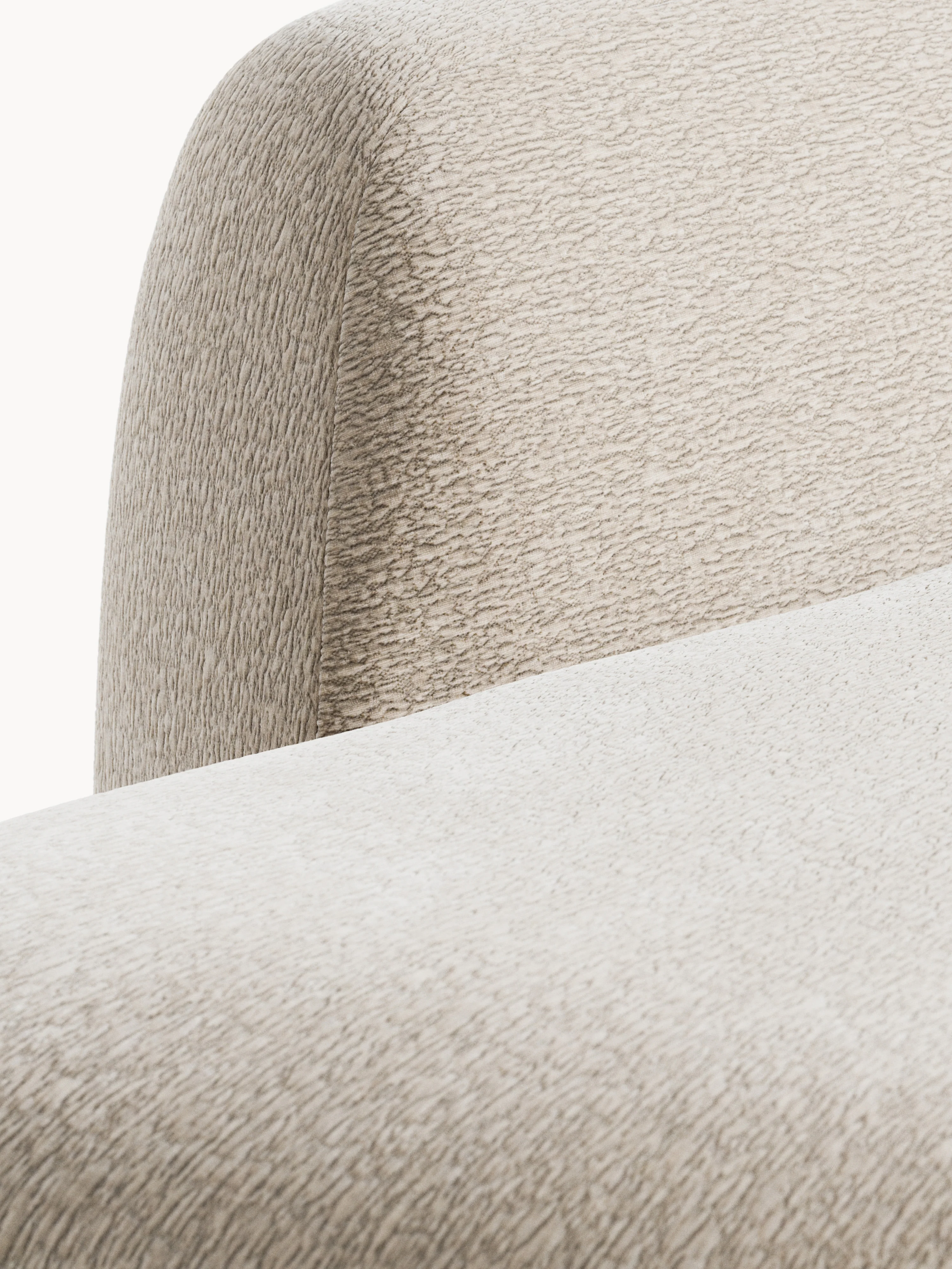 Modulaire hoekbank Wolke (4-zits) met chaise longue