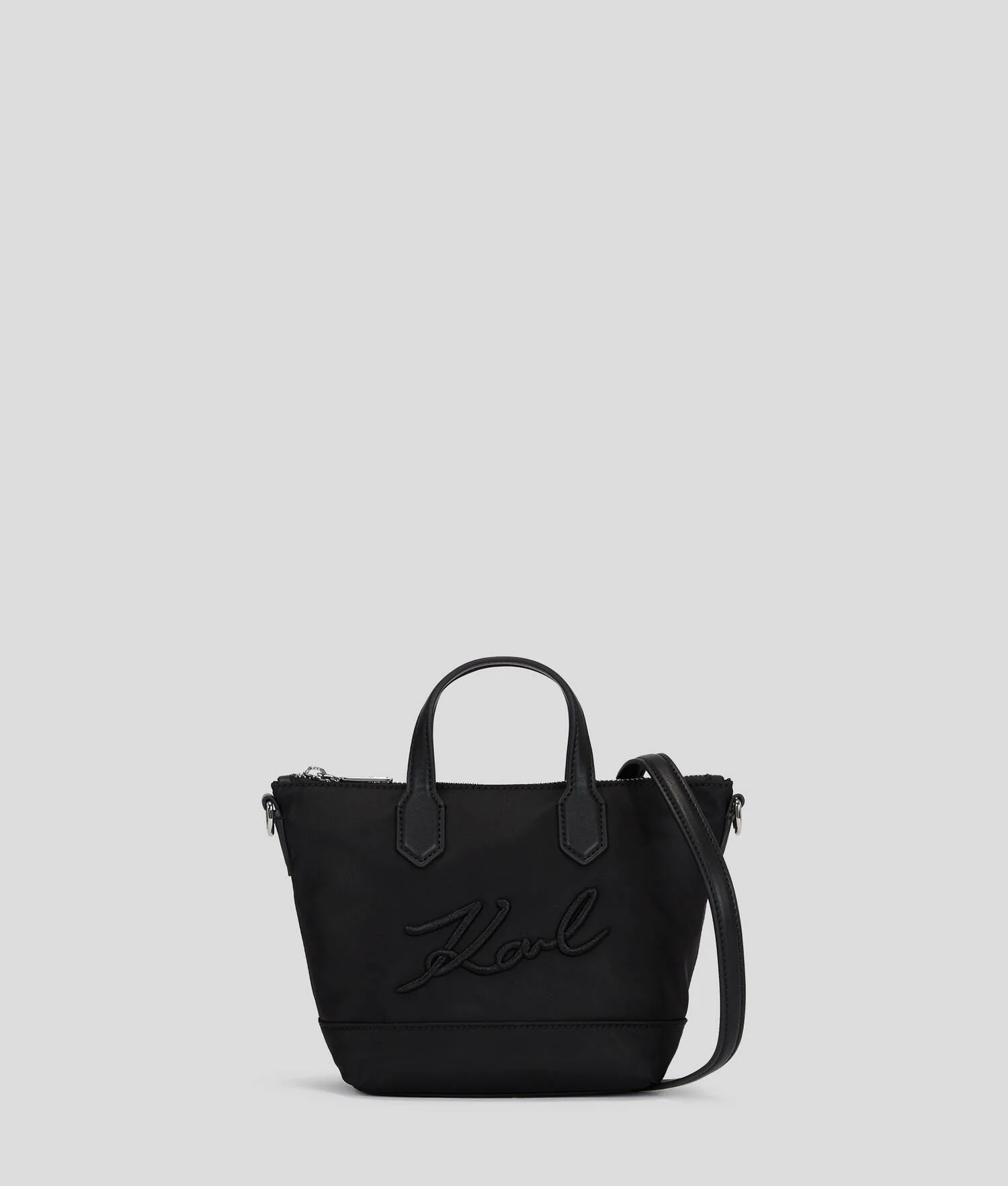 PETIT SAC CABAS EN NYLON K/SIGNATURE