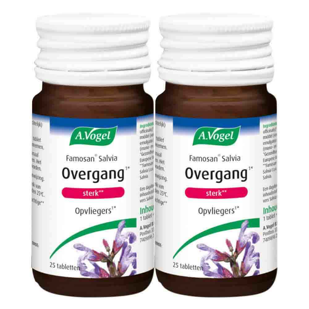 2x A.Vogel Famosan Salvia Overgang Sterk25 tabletten