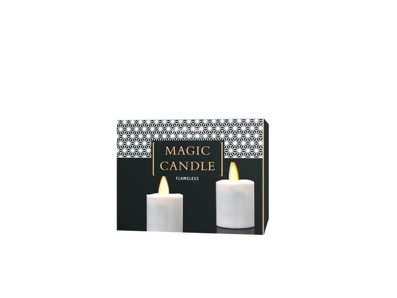 STT LED-Kerzen Set Magic Tea light 3.8 cm, Warmweiss, 2 Stü LED-Kerzen für den Innenbereich