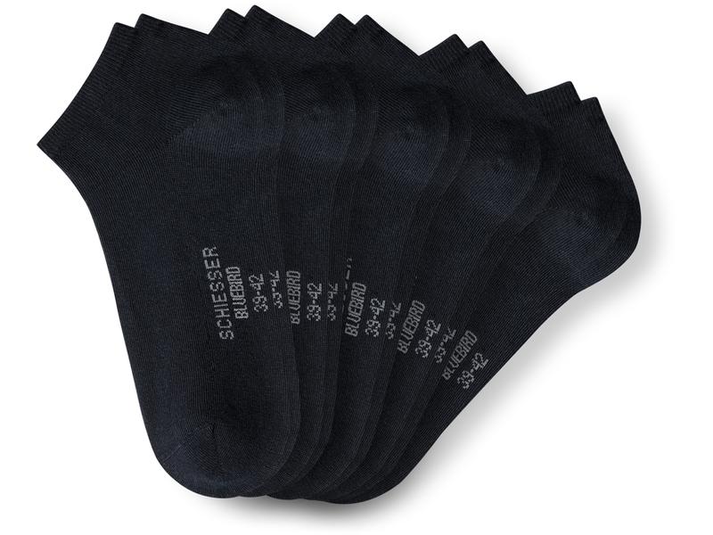 SCHIESSER Socken Herren 5-er Pack, Schwarz, 39 - 42 Socken für Herren