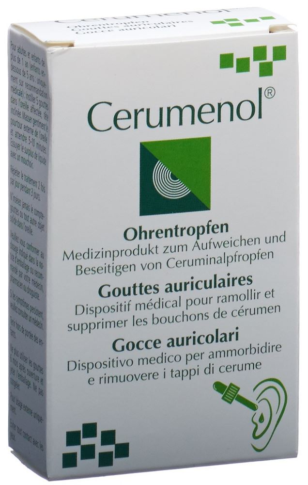 CERUMENOL Gtt Auric Fl 10 ml<br>10 ml, Flasche, Ohrentropfen, Lösung