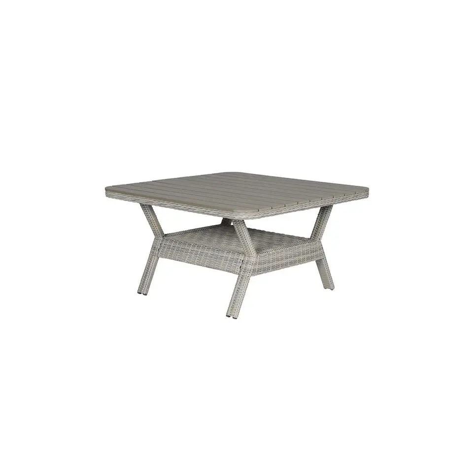 Milwaukee tafel - 126,5x126,5cm - vintage willow- light teak Vironwood