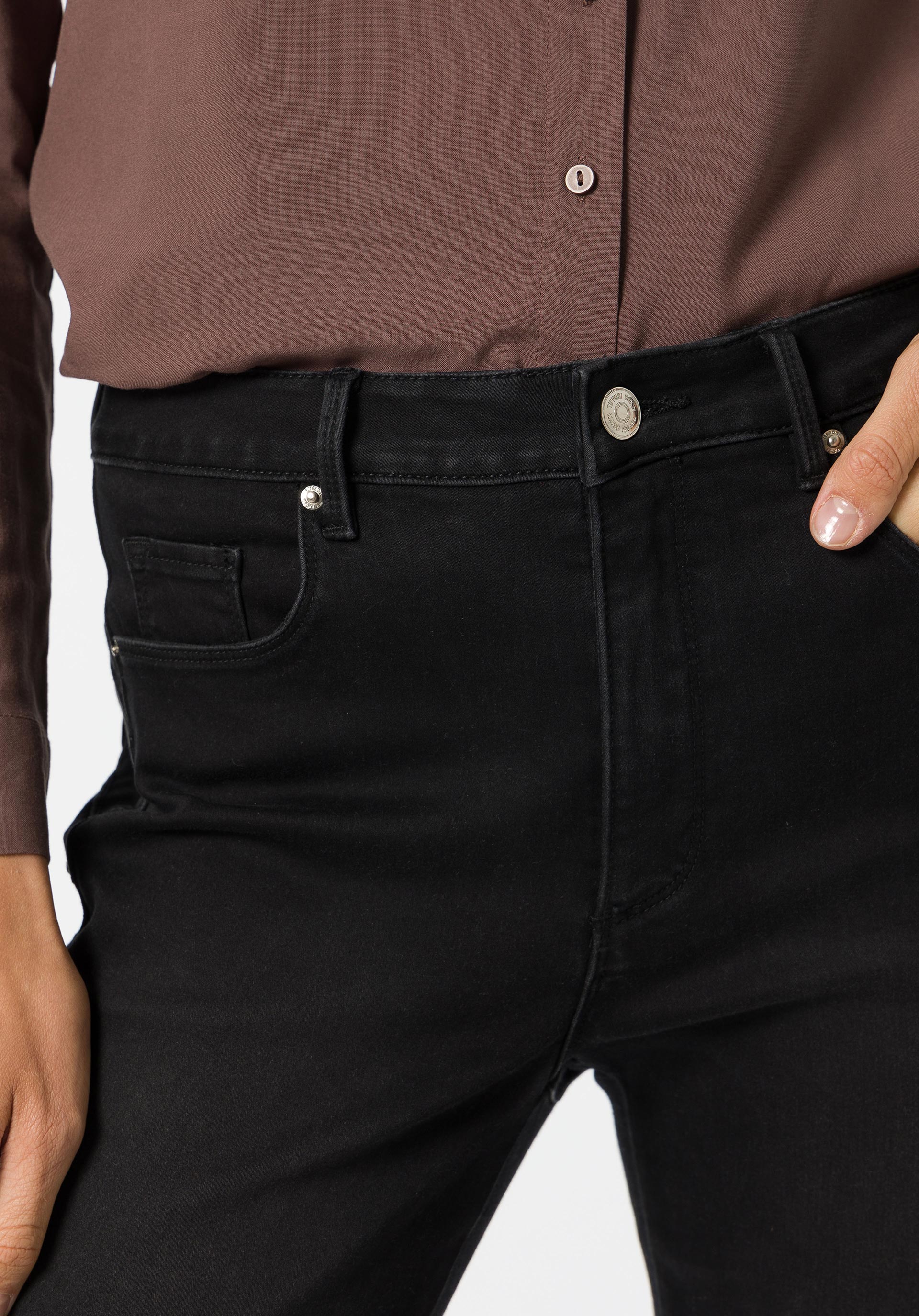 Jeans Push-up Skinny Cintura Alta