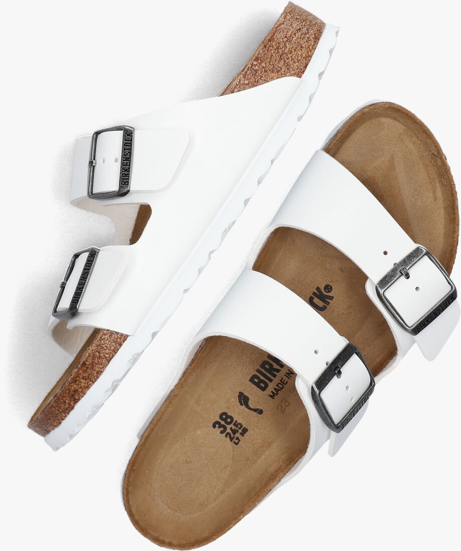 BIRKENSTOCK witte birkenstock slippers arizona birko-flo