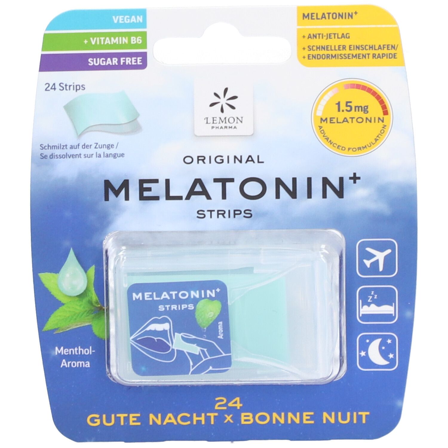MELATONIN STRIPS Zungenstreifen