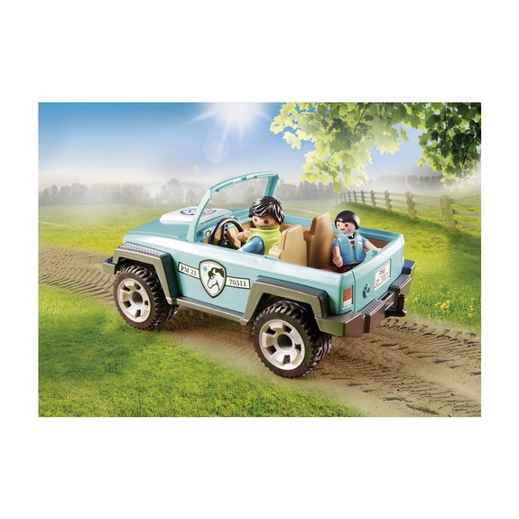 Voiture et van pour poney Playmobil Country 70511