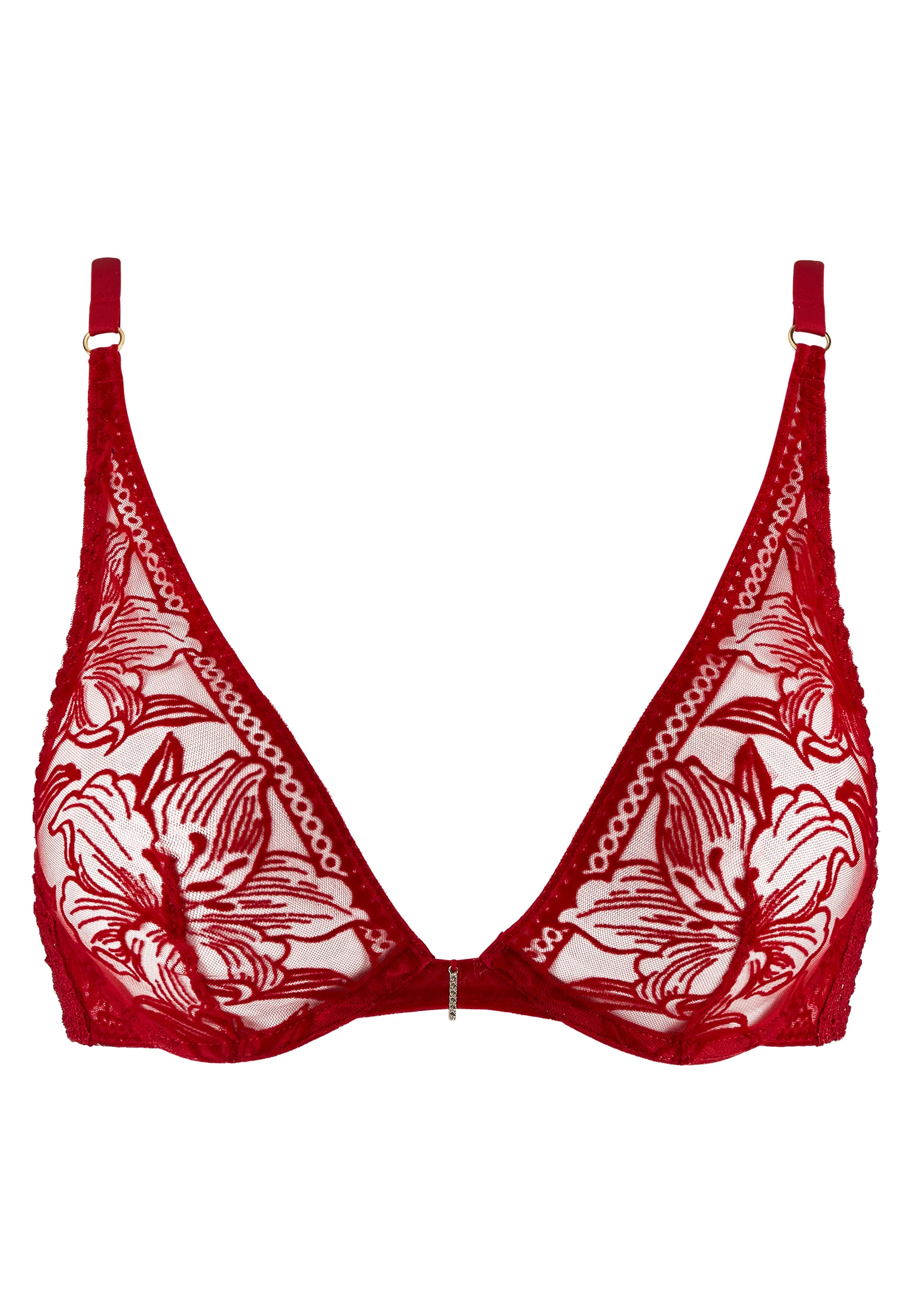 COEUR A CORPS - Soutien-gorge triangle avec armatures | Rouge