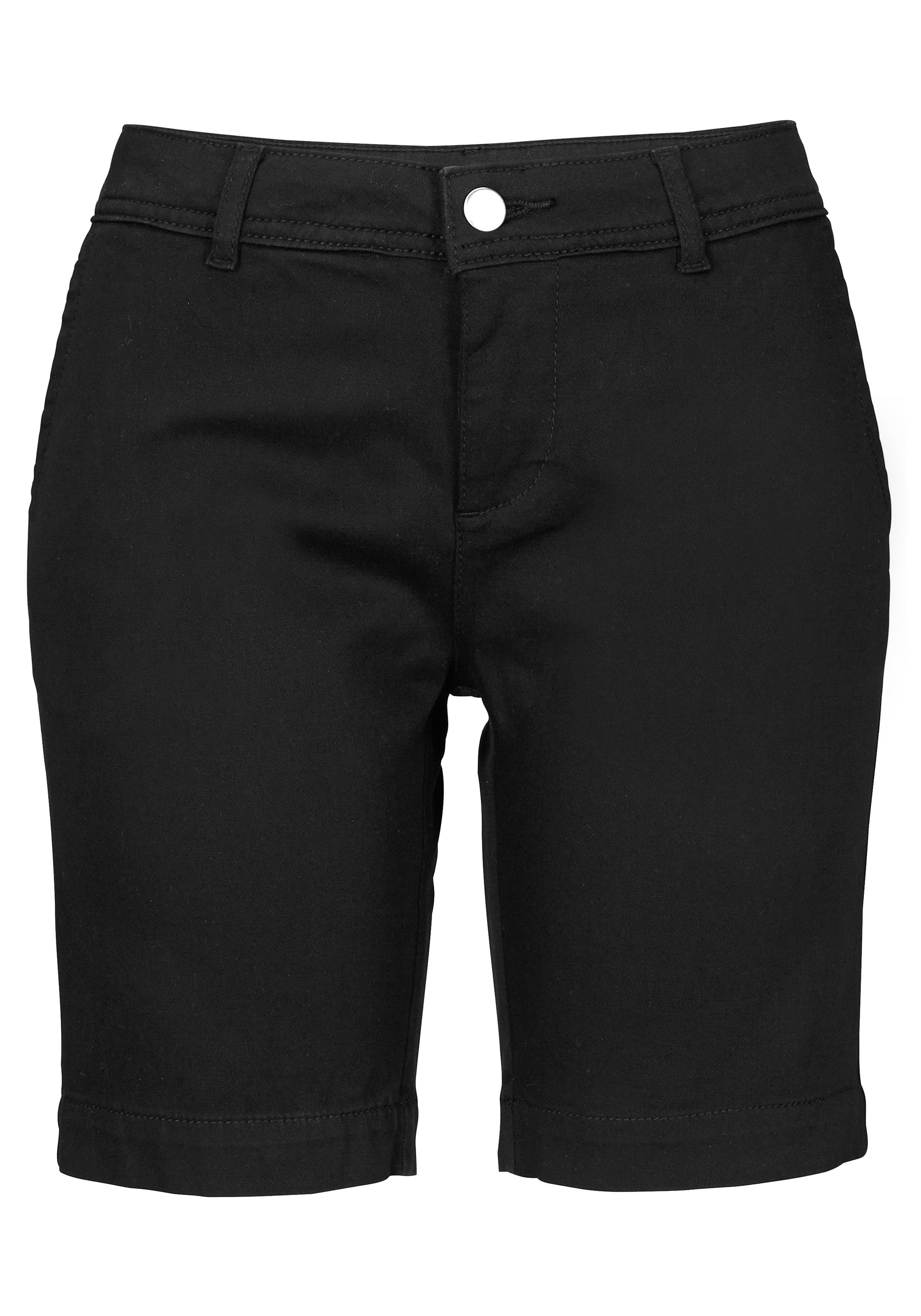 LASCANA Bermudas  zum Krempeln, aus elastischer Baumwolle, kurze Hose, Shorts