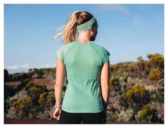 T-shirt de Sport Femme Compressport Performance SS W Menthe