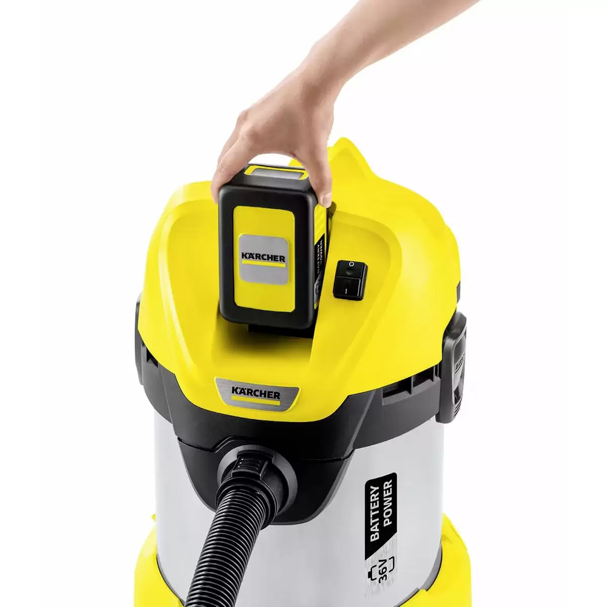 Staubsauger mit Beutel Kärcher WD 3 Battery Premium