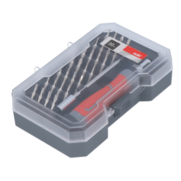 Suki 30-delige precisie bitset met ratelgreep voor 4mm bits