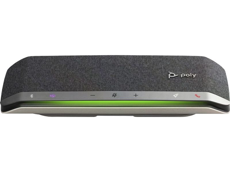 HP Speakerphone Poly SYNC 40 MS inkl. BT600 Persönlicher, Intelligenter Konferenzlautsprecher mit USB/Bluetooth