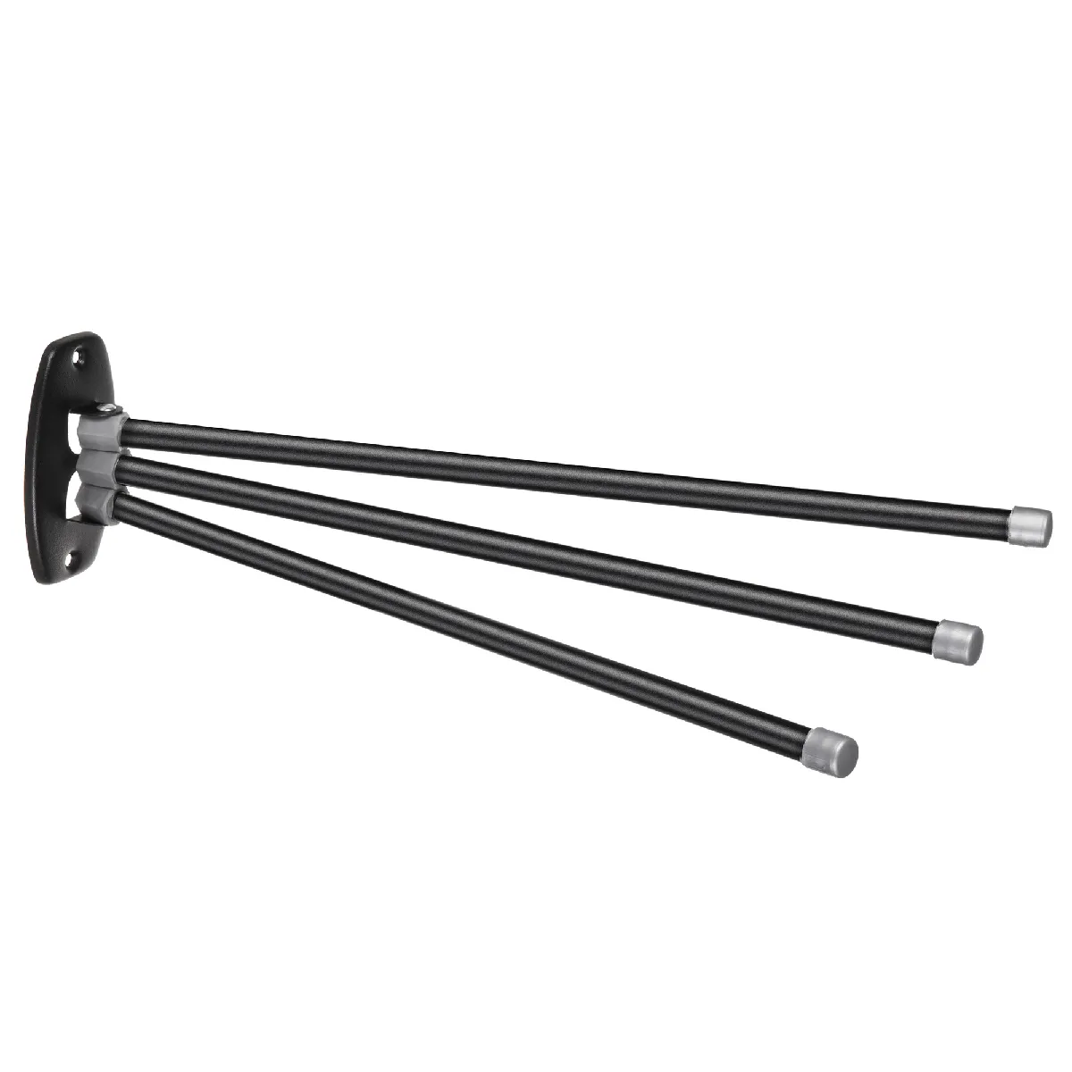 ABJ Porte-Serviettes 3 Bras - Noir