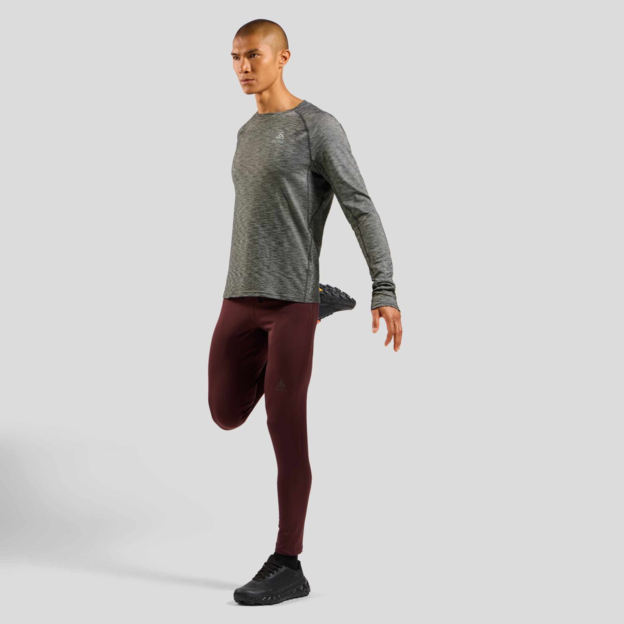 Odlo X-Alp PW 115 Haut Manches Longues Hommes - Gris