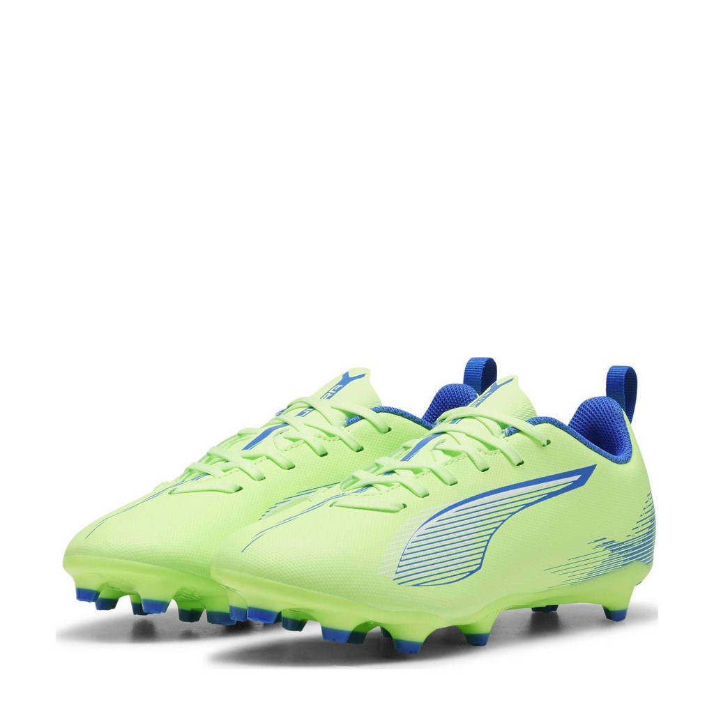Puma Ultra 5 Playjunior voetbalschoenen geel/wit/blauw