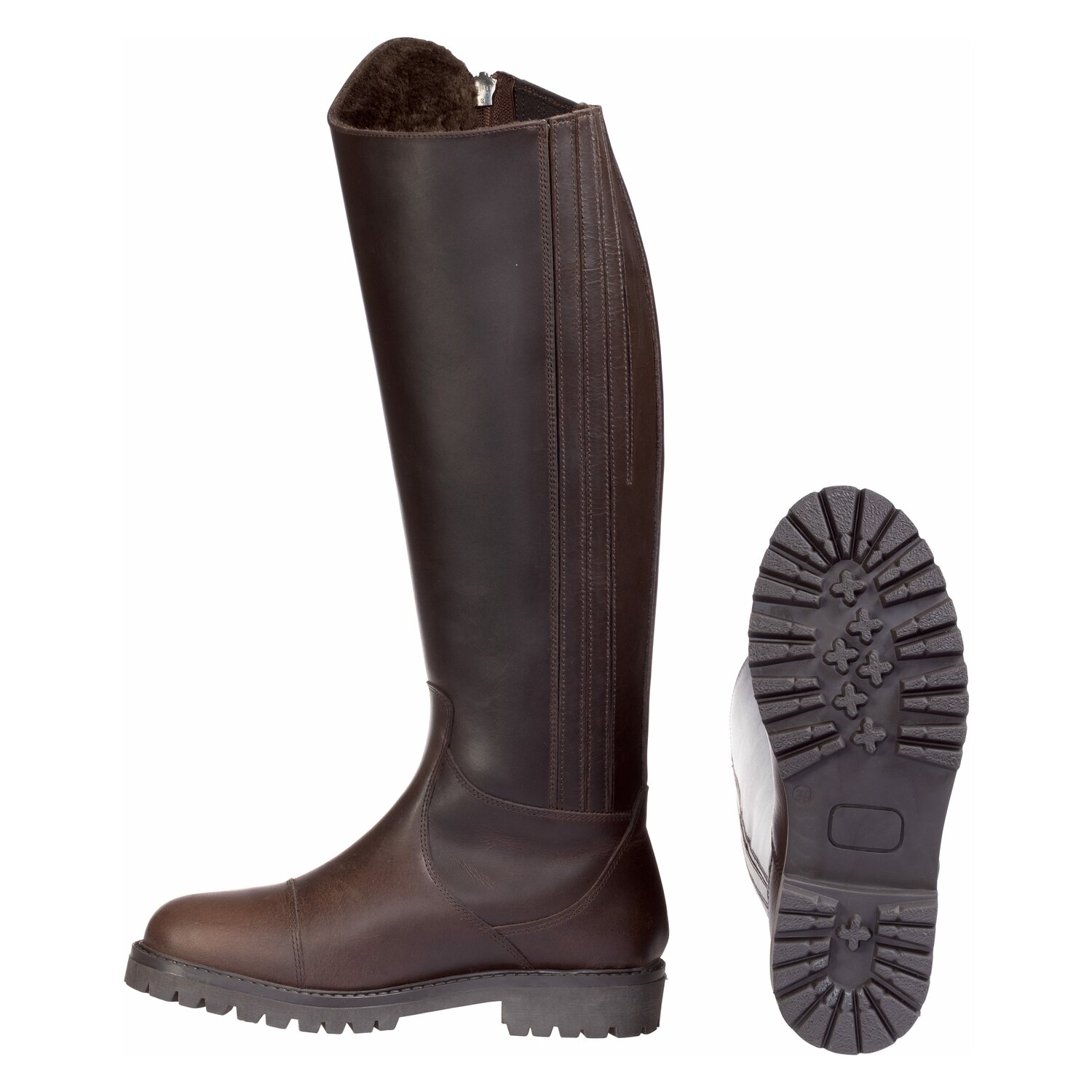 black forest Winter-Reitstiefel Lappland - braun